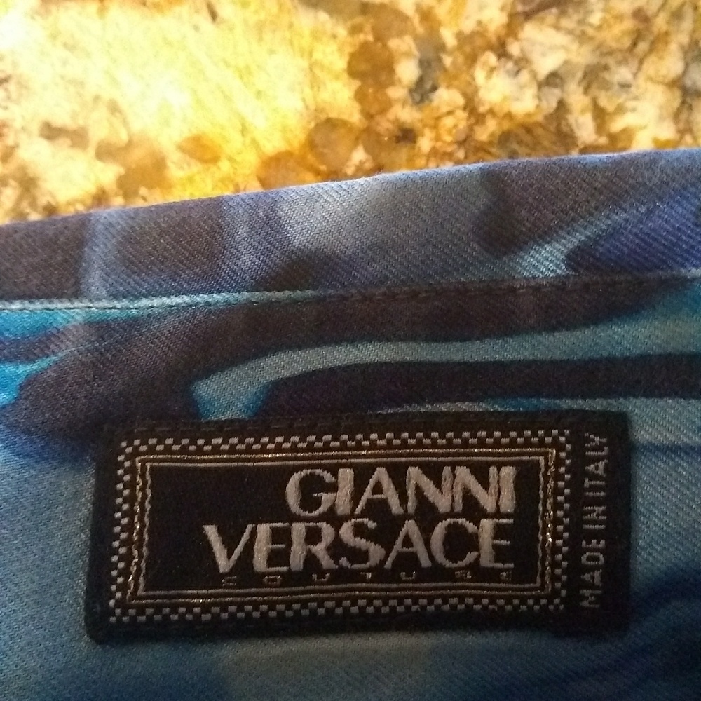 VERSACE 1st line Men's Silk Dress Shirt